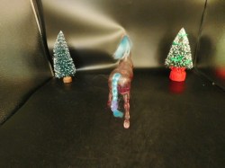 pink horse blue mane bk